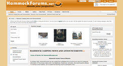 Desktop Screenshot of hammockforums.net